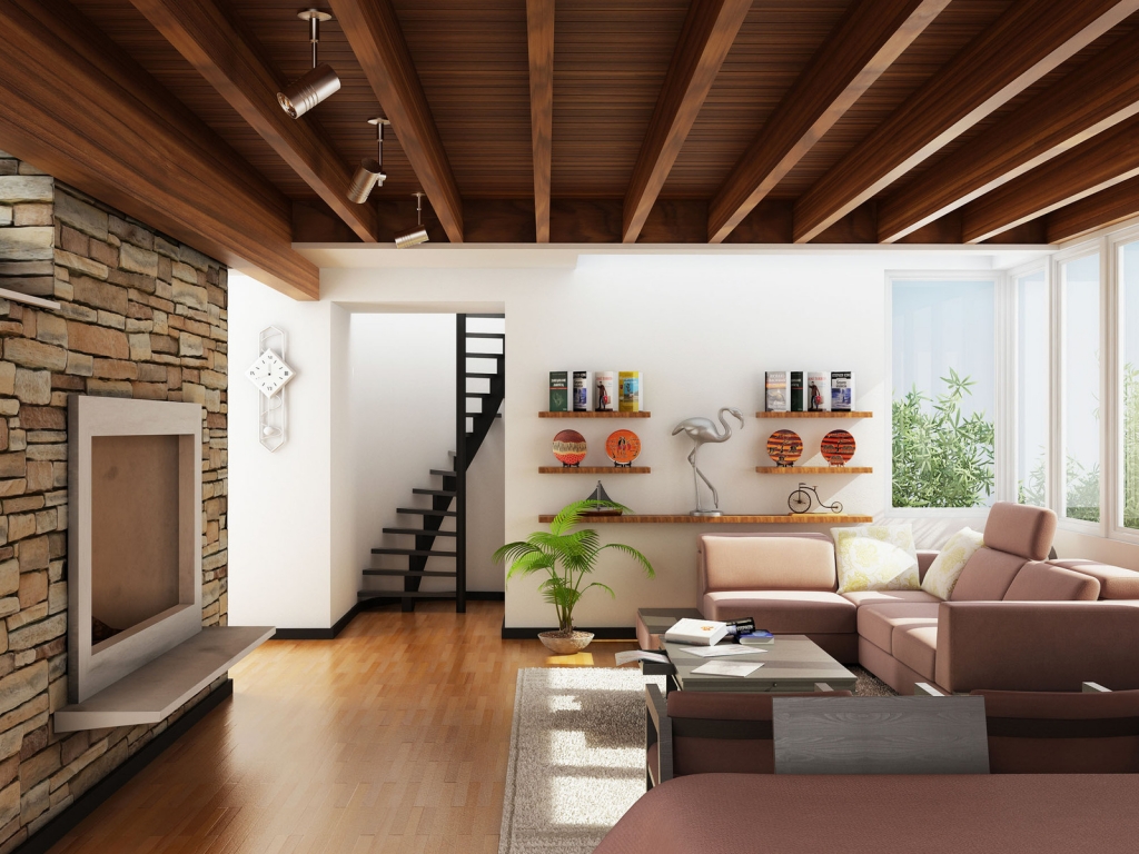 New Living Room Design for 1024 x 768 resolution