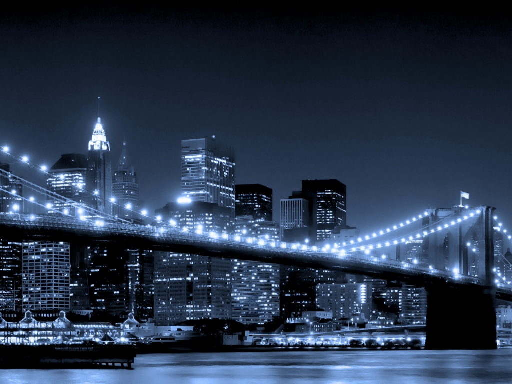 New York Brooklyn Bridge for 1024 x 768 resolution