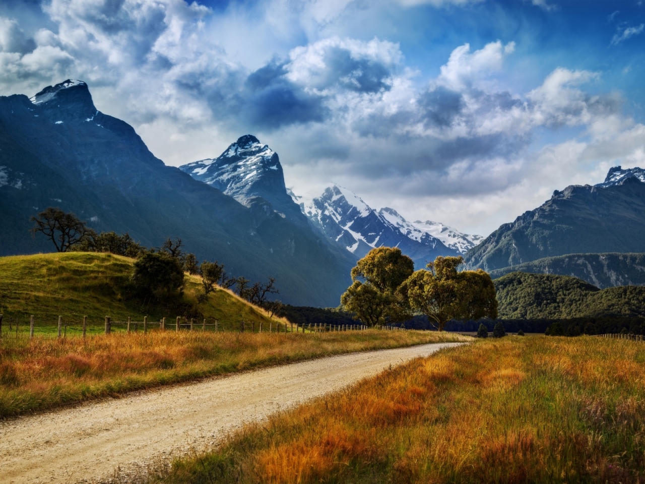 New Zealand Summer Landscape for 1280 x 960 resolution
