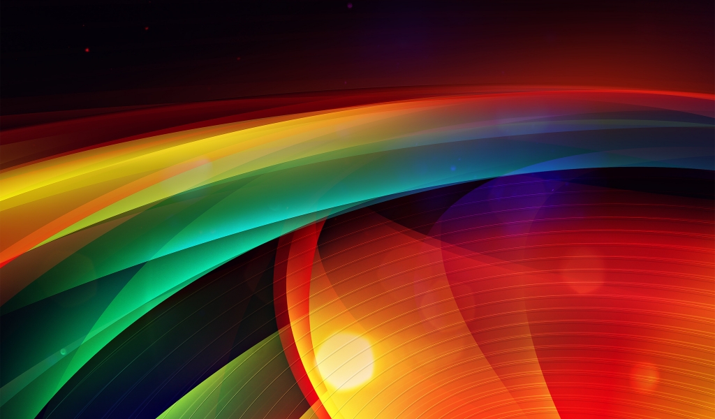 Nice Colourful Abstract for 1024 x 600 widescreen resolution