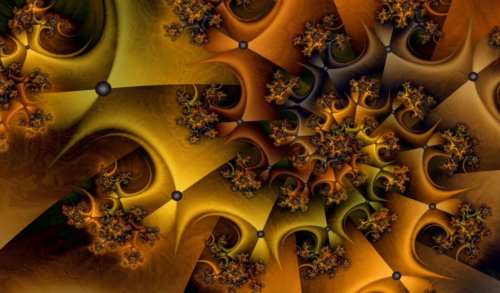 Nice fractal for 1024 x 600 widescreen resolution
