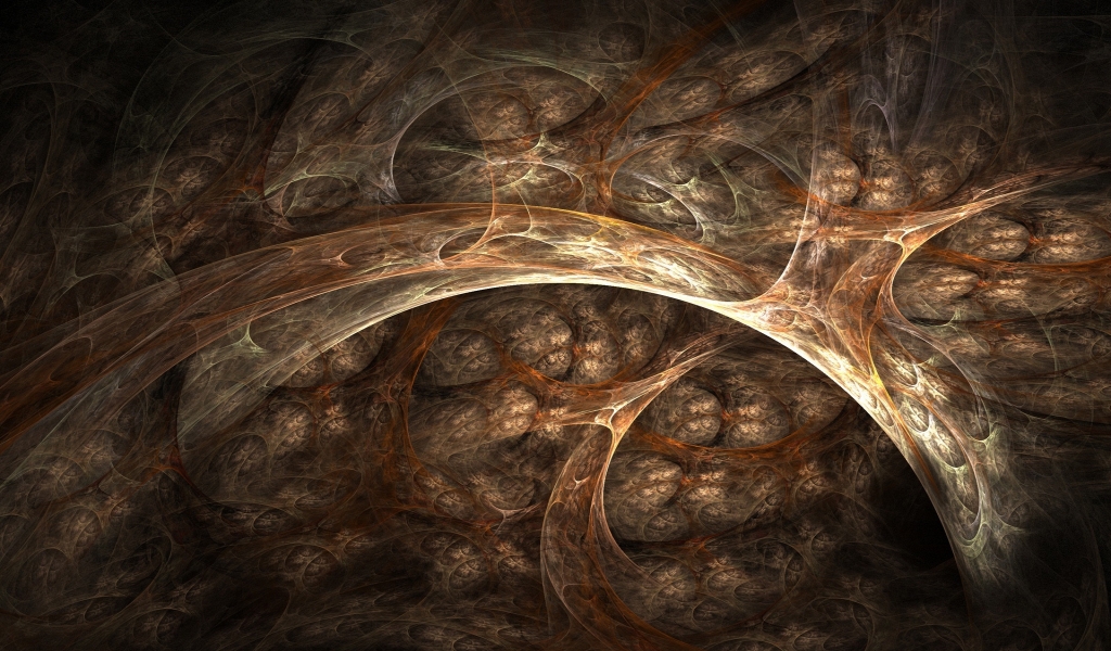 Nice Fractal Style for 1024 x 600 widescreen resolution