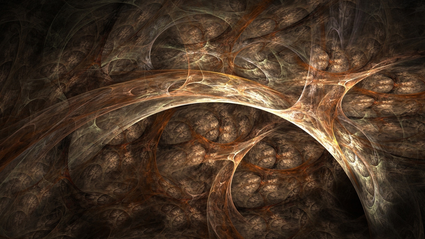 Nice Fractal Style for 1366 x 768 HDTV resolution