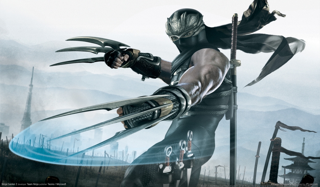 Ninja Gaiden 2 Game for 1024 x 600 widescreen resolution