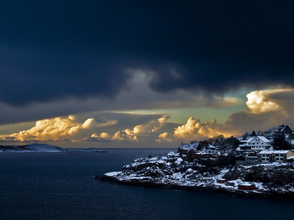 Norwegian Coast for 1024 x 768 resolution