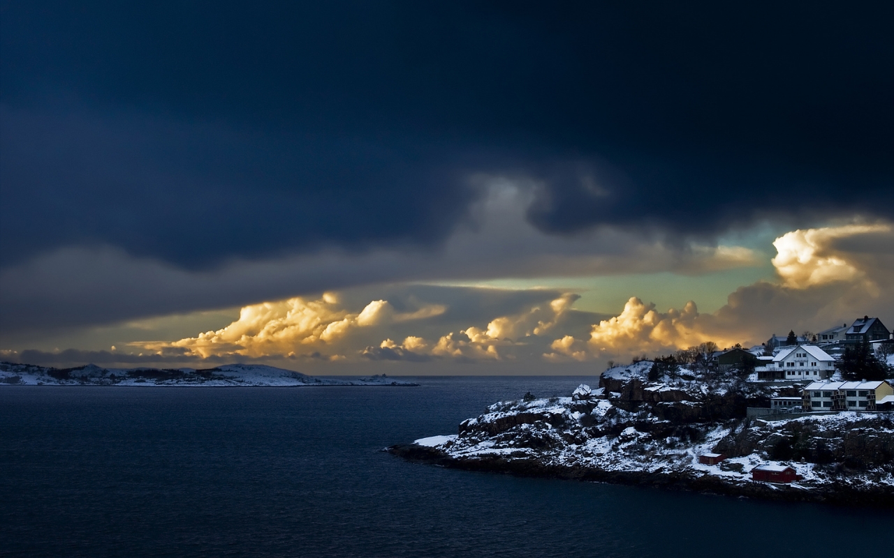 Norwegian Coast for 1280 x 800 widescreen resolution