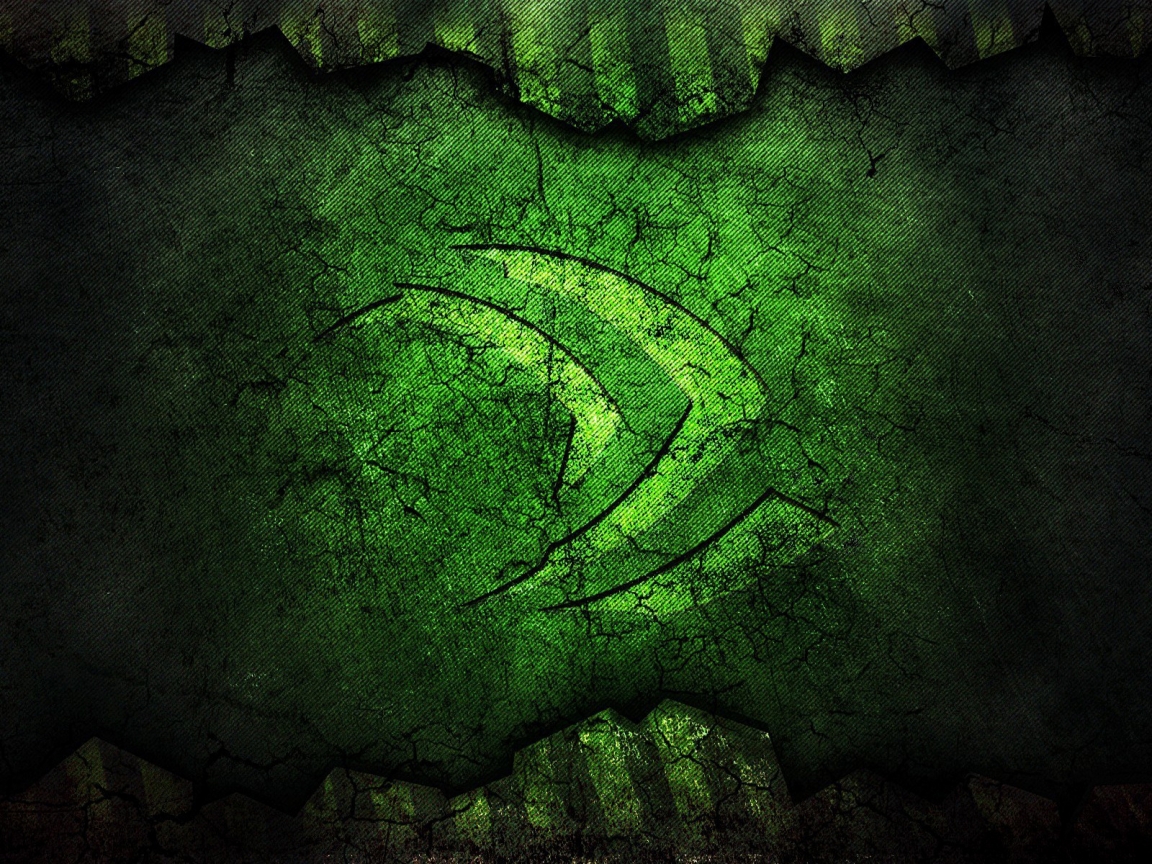 Nvidia Green Logo for 1152 x 864 resolution