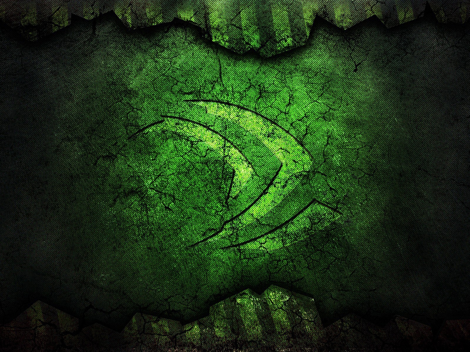 Nvidia Green Logo for 1600 x 1200 resolution