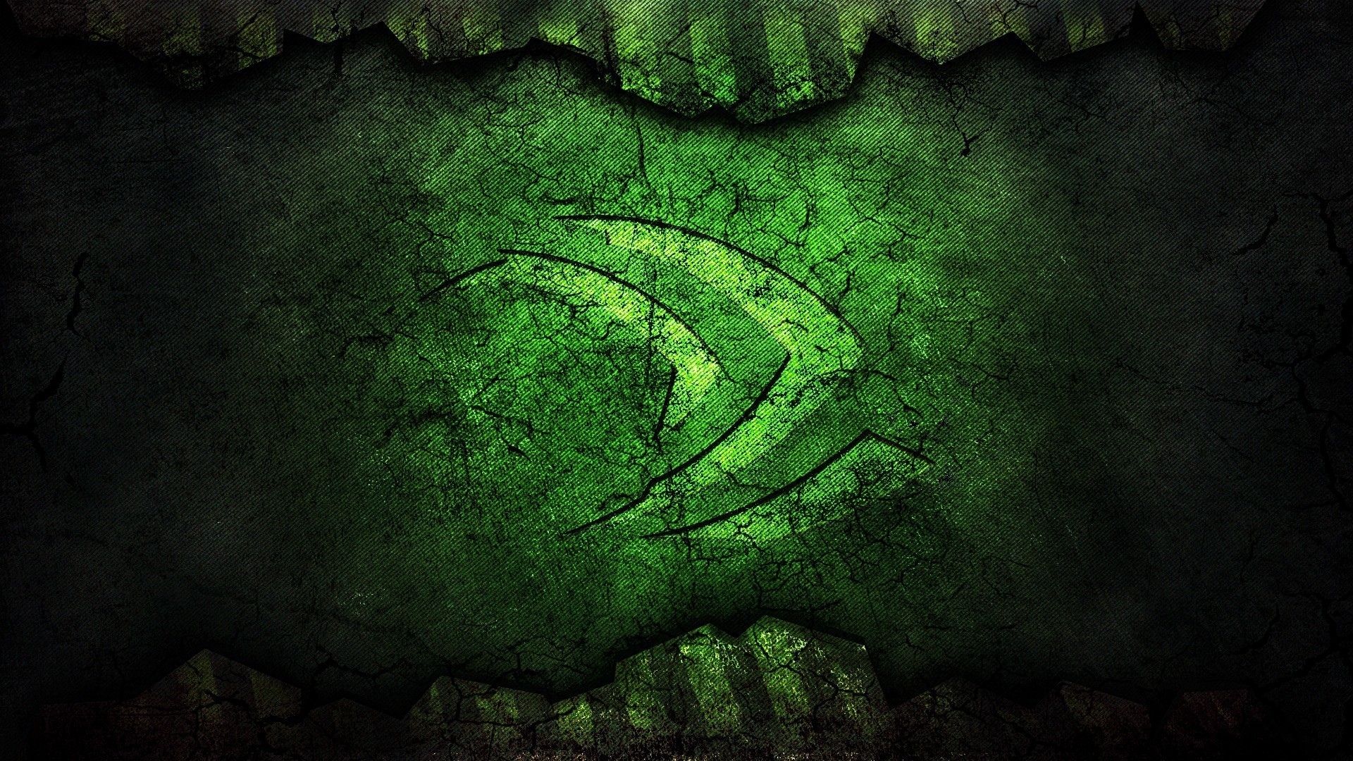 Nvidia Green Logo for 1920 x 1080 HDTV 1080p resolution