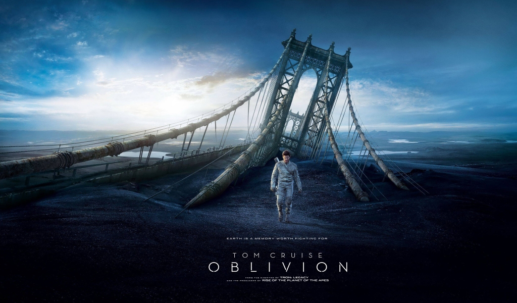 Oblivion Tom Cruise for 1024 x 600 widescreen resolution