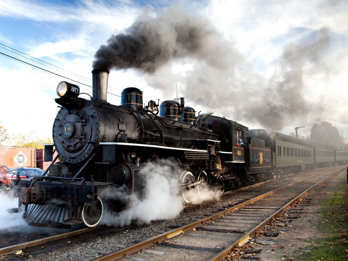 Old Steam Train for 1152 x 864 resolution