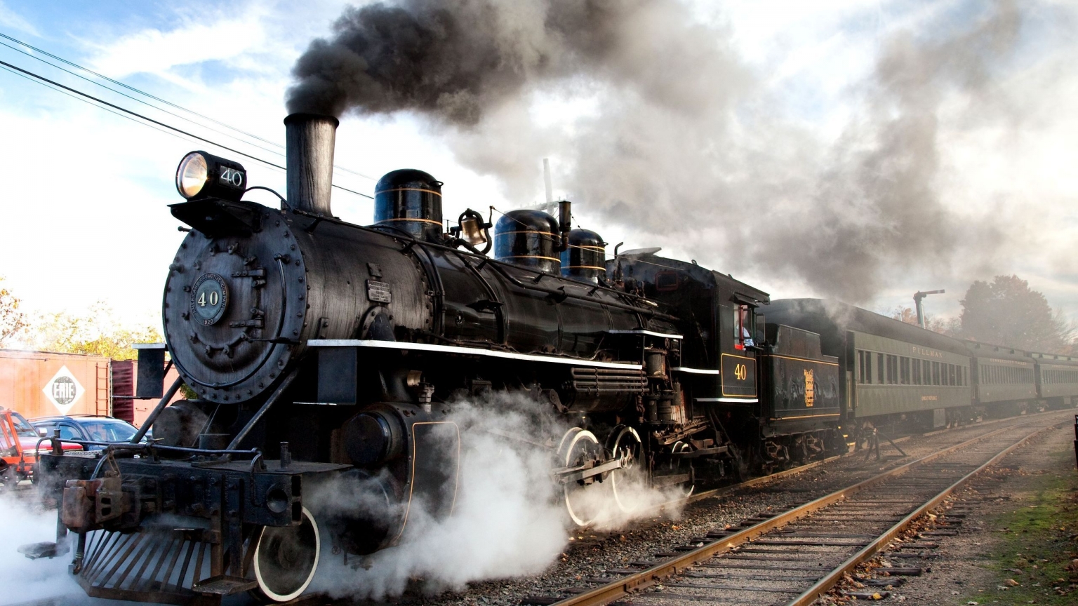 Old Steam Train for 1536 x 864 HDTV resolution