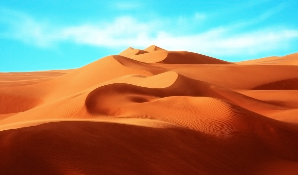 Only Desert for 1024 x 600 widescreen resolution