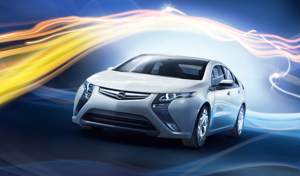 Opel Ampera for 1024 x 600 widescreen resolution