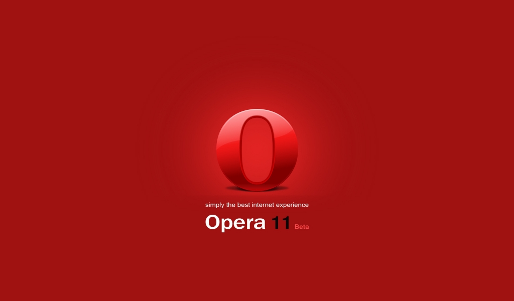 Opera 11 Beta for 1024 x 600 widescreen resolution