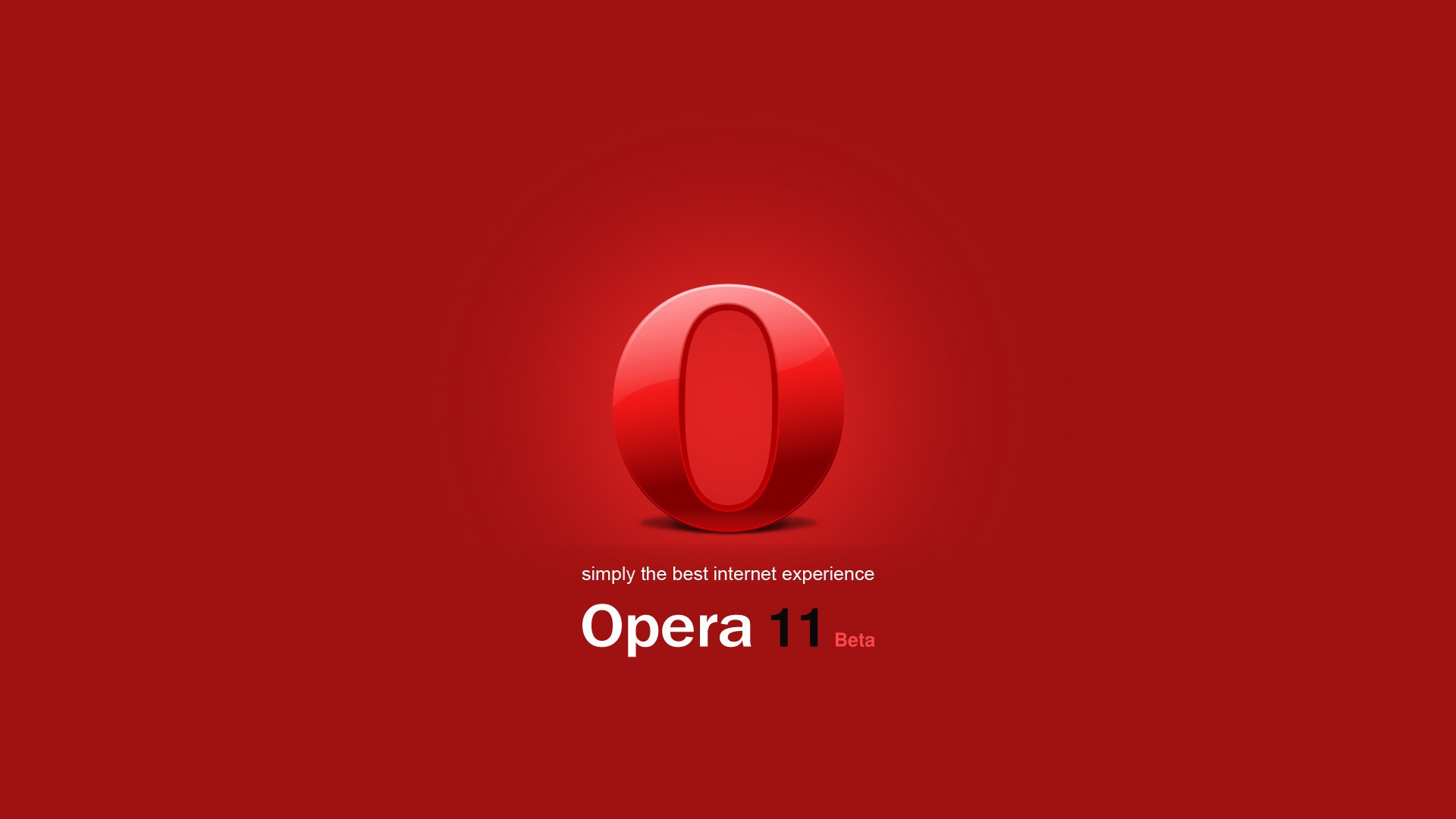 Opera 11 Beta for 1920 x 1080 HDTV 1080p resolution