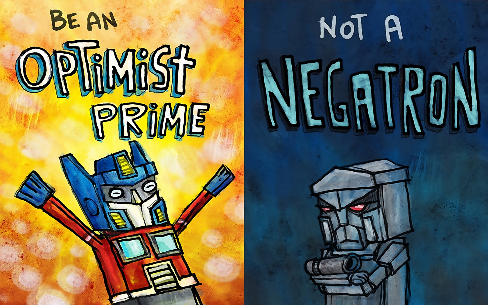 Optimist and Pessimistic for 1680 x 1050 widescreen resolution