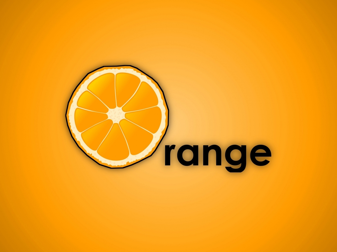 Orange Drawing for 1152 x 864 resolution