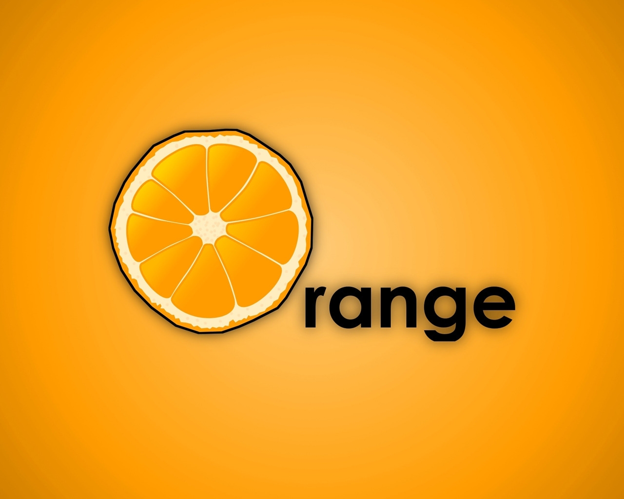 Orange Drawing for 1280 x 1024 resolution