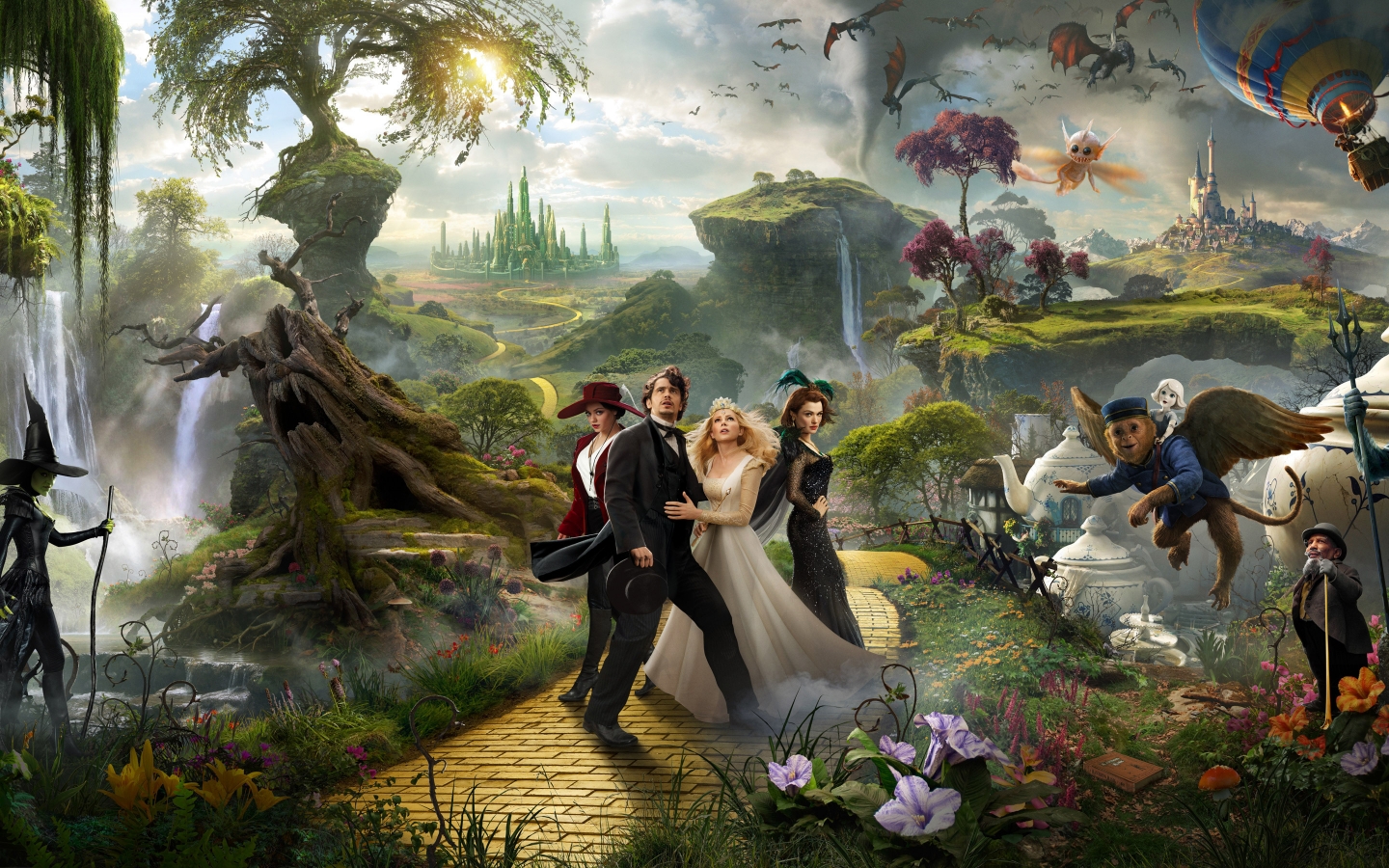 OZ The Great and Powerful Movie for 1440 x 900 widescreen resolution