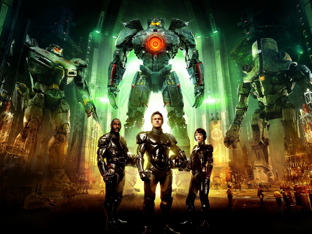 Pacific Rim Characters for 1024 x 768 resolution