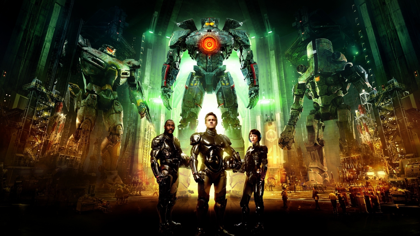 Pacific Rim Characters for 1366 x 768 HDTV resolution