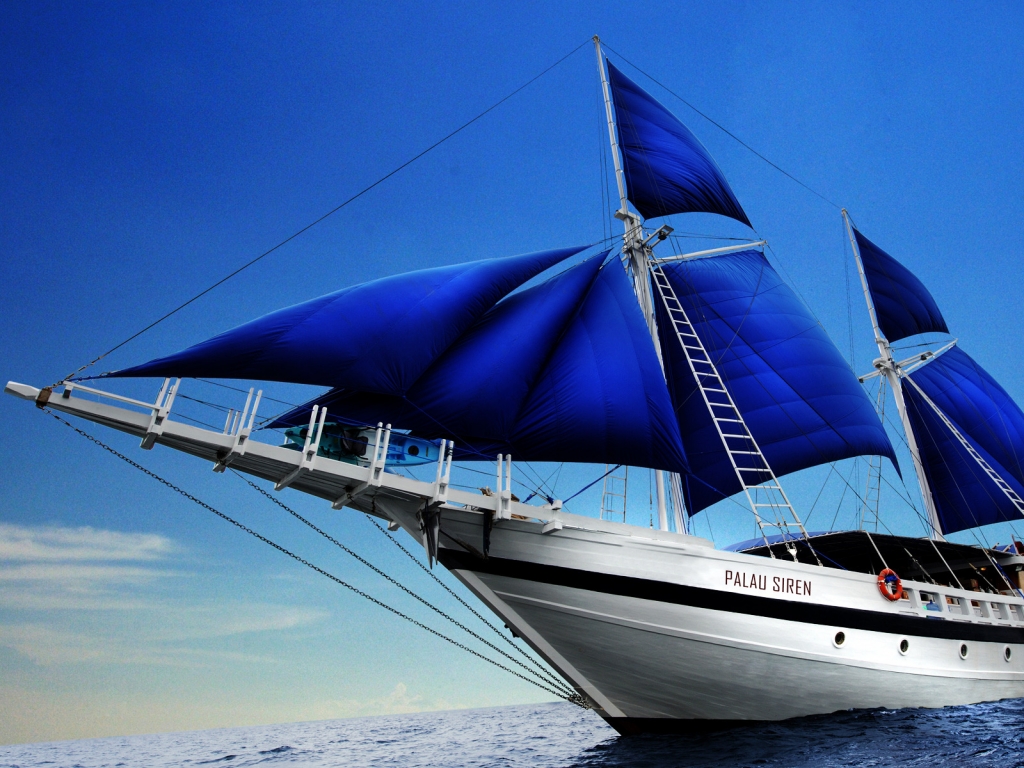 Palau Siren Boat for 1024 x 768 resolution
