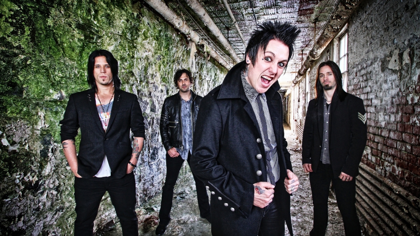 Papa Roach Band for 1366 x 768 HDTV resolution