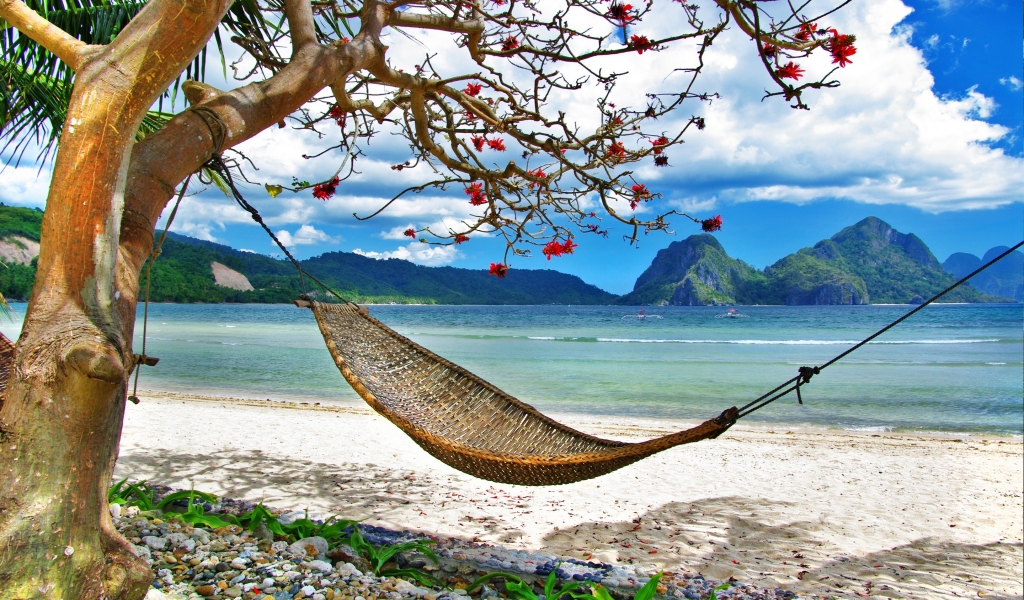 Paradise Relaxing Corner for 1024 x 600 widescreen resolution