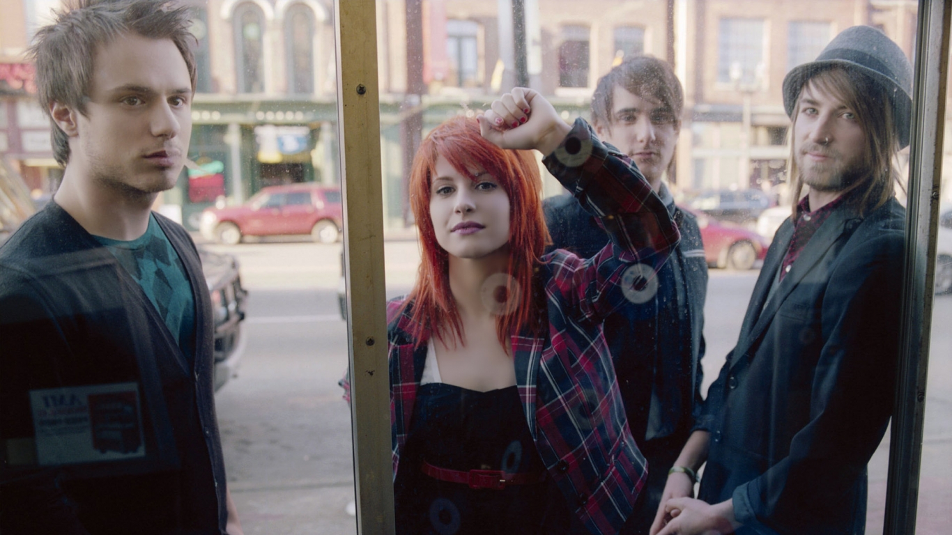 Paramore Band for 1366 x 768 HDTV resolution