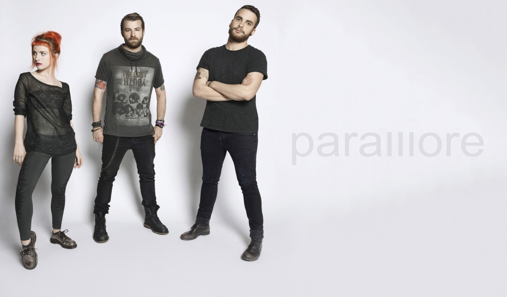 Paramore Band Poster for 1024 x 600 widescreen resolution