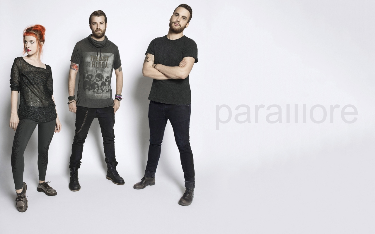 Paramore Band Poster for 1280 x 800 widescreen resolution