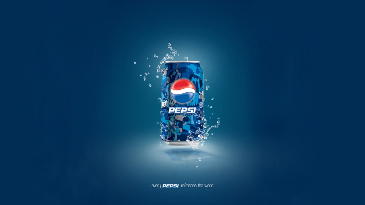 Pepsi Can for 1280 x 720 HDTV 720p resolution