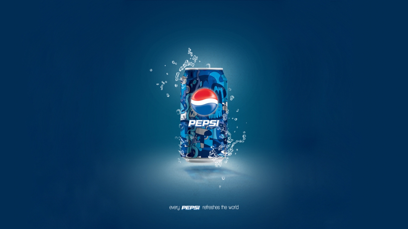 Pepsi Can for 1366 x 768 HDTV resolution