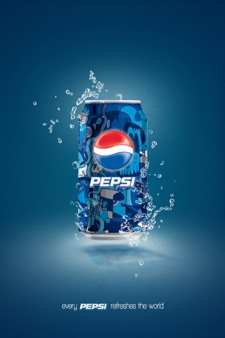 Pepsi Can for 320 x 480 iPhone resolution