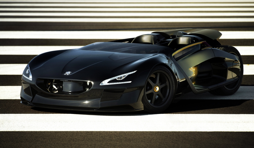 Peugeot EX1 Concept for 1024 x 600 widescreen resolution