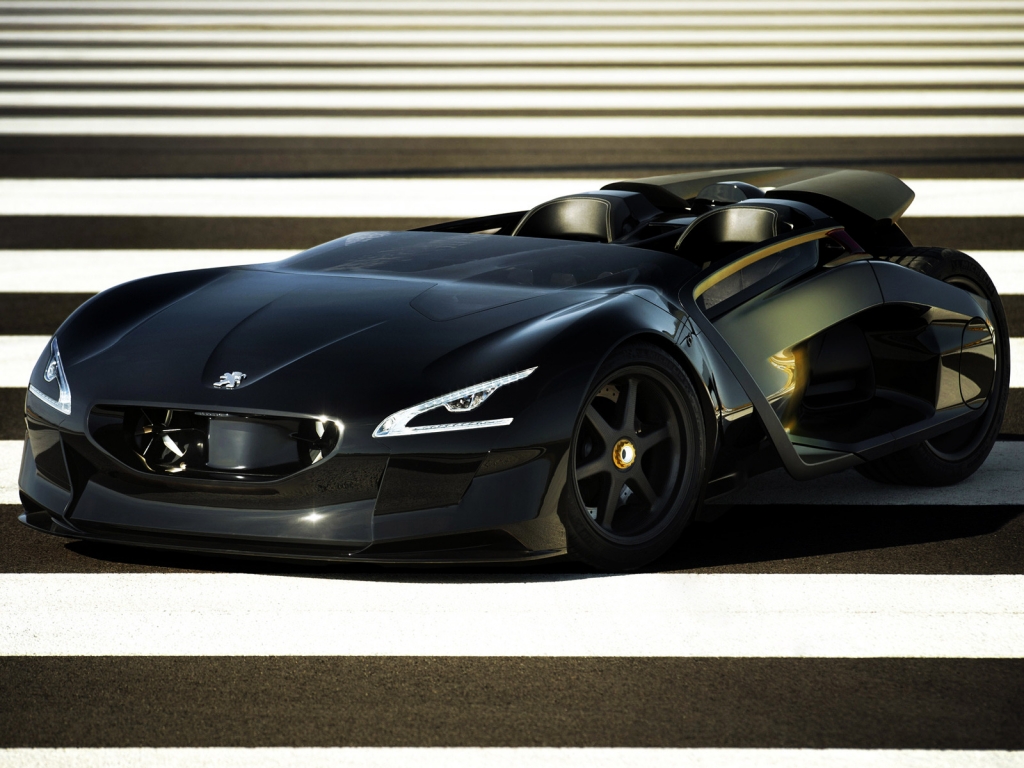 Peugeot EX1 Concept for 1024 x 768 resolution