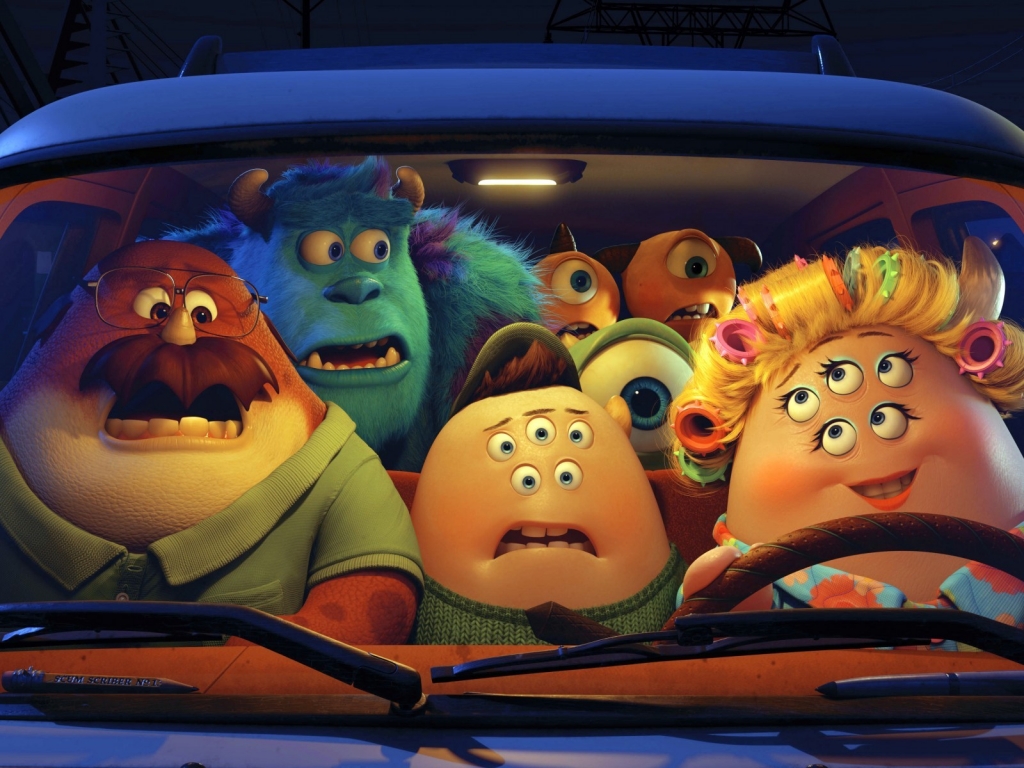 Pixar Monsters University Film for 1024 x 768 resolution