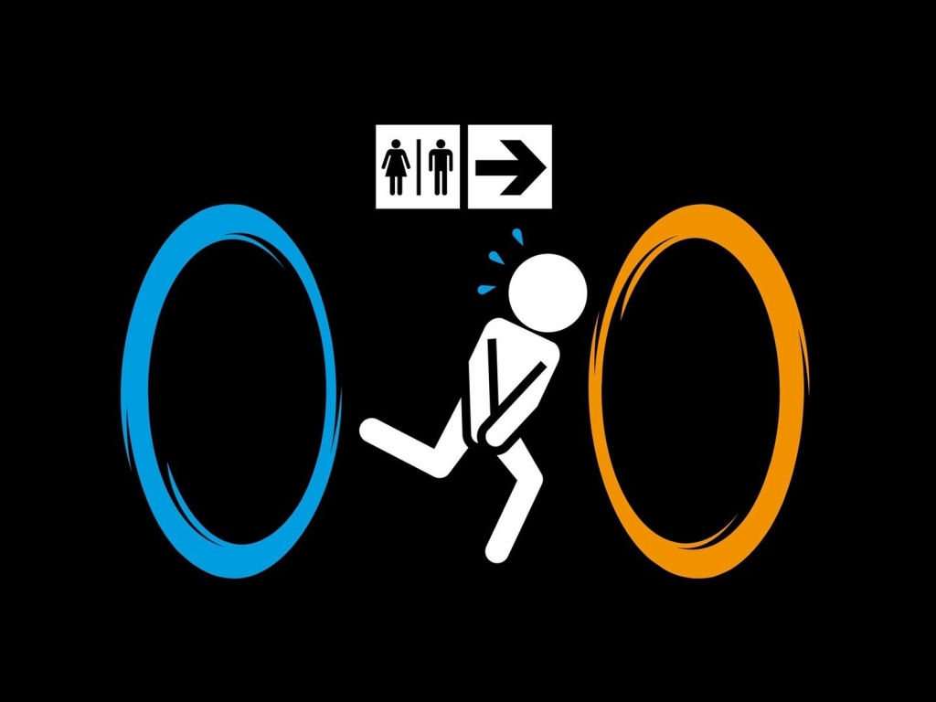 Portal Funny for 1024 x 768 resolution