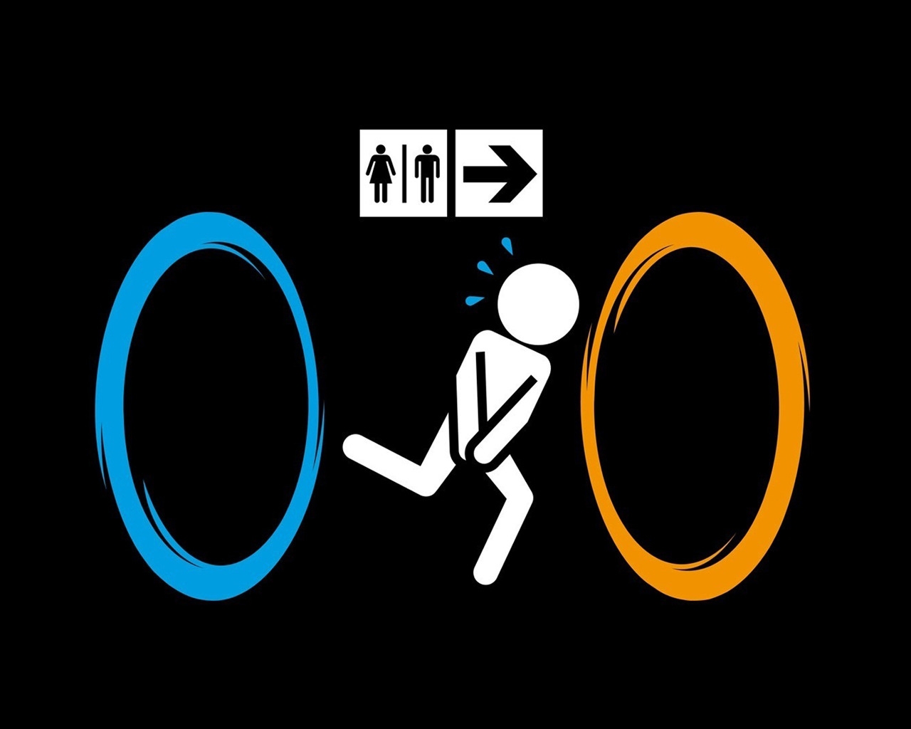 Portal Funny for 1280 x 1024 resolution