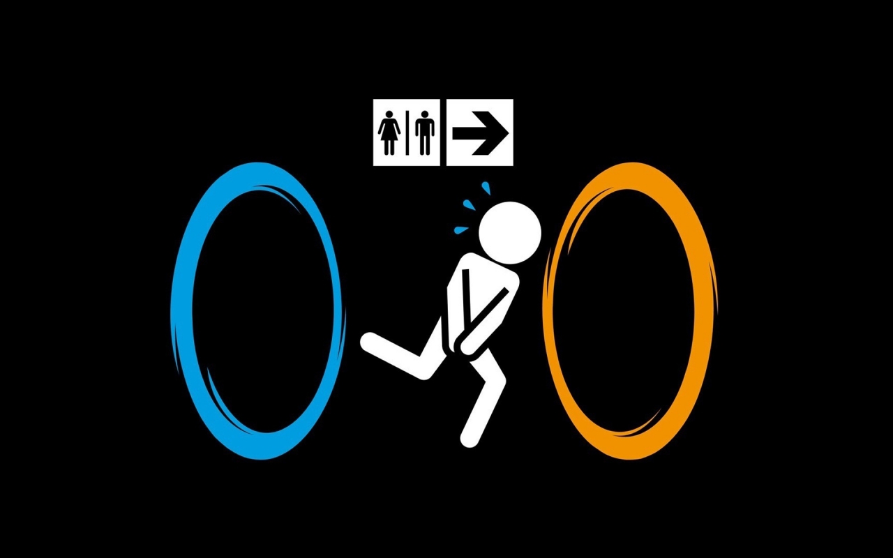 Portal Funny for 1280 x 800 widescreen resolution