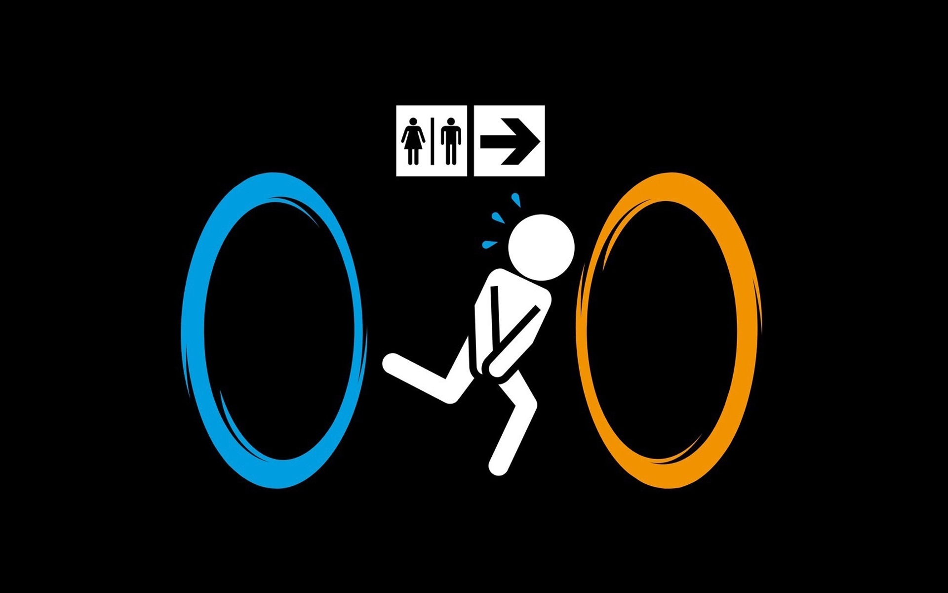 Portal Funny for 1920 x 1200 widescreen resolution