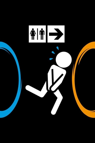 Portal Funny for 320 x 480 iPhone resolution