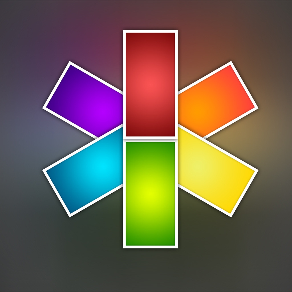 Rainbow 360 for 1024 x 1024 iPad resolution