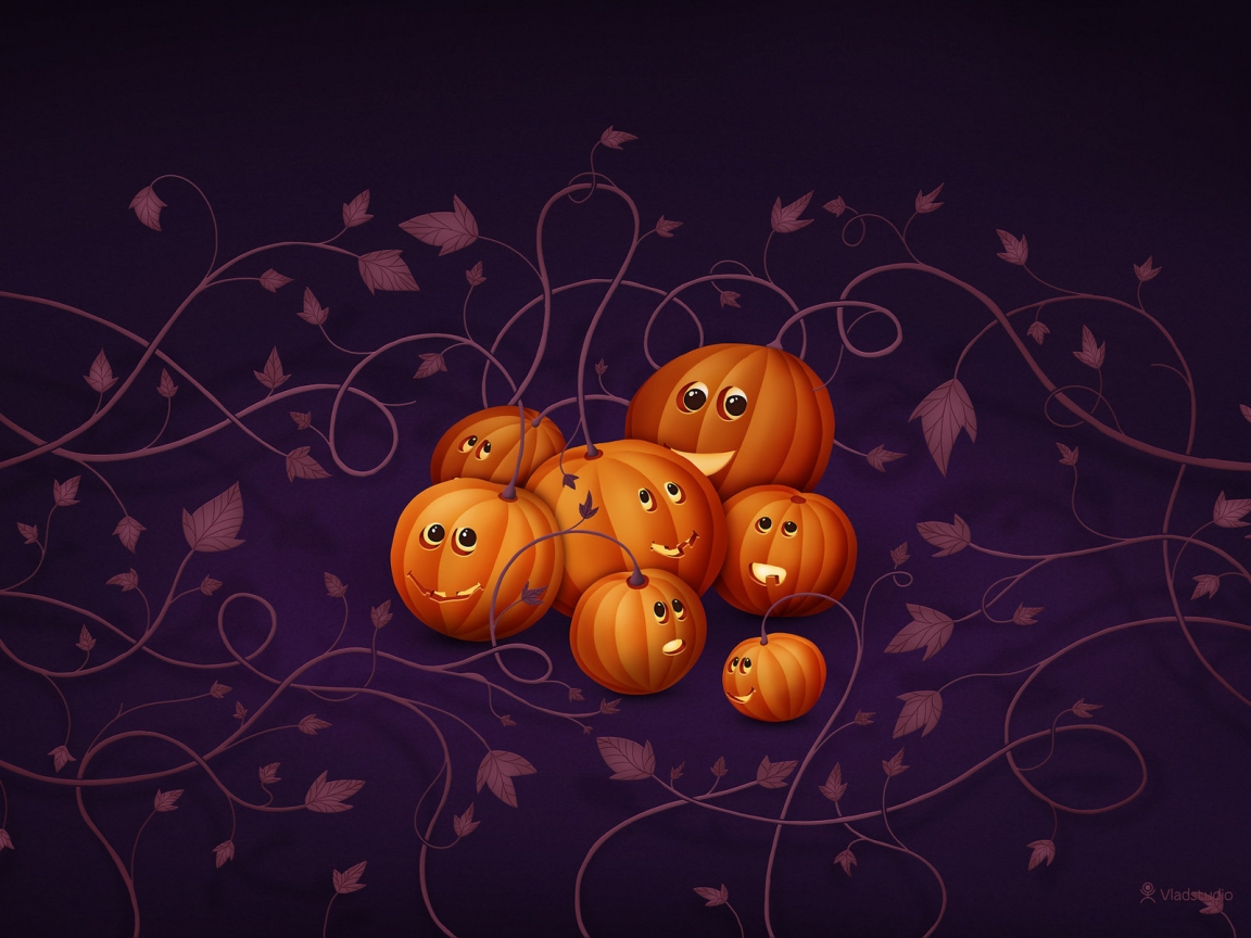 Ready for Halloween for 1152 x 864 resolution