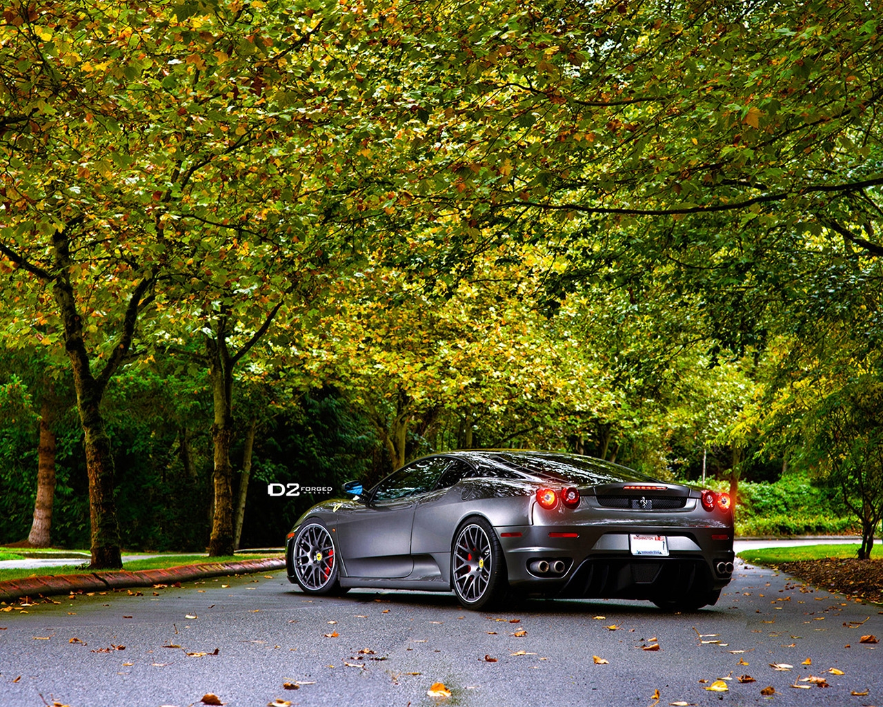 Rear of D2Forged Ferrari F430 for 1280 x 1024 resolution