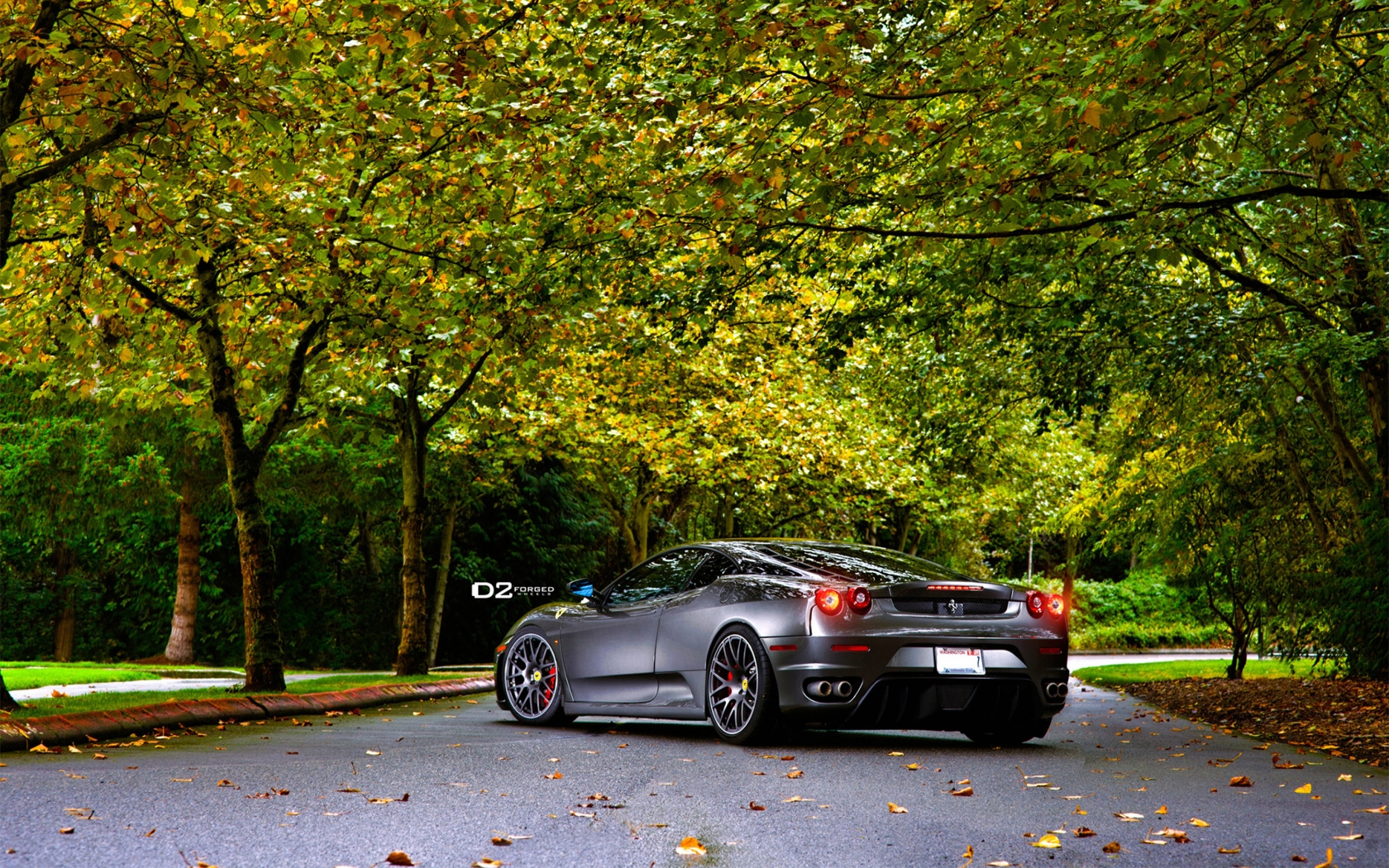 Rear of D2Forged Ferrari F430 for 1680 x 1050 widescreen resolution