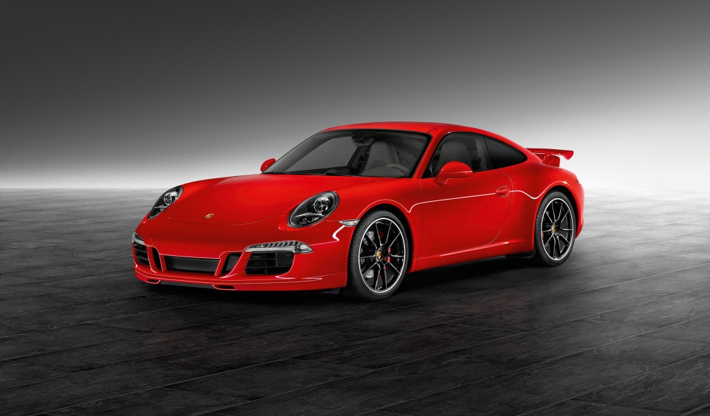 Red 911 Carrera S for 1024 x 600 widescreen resolution