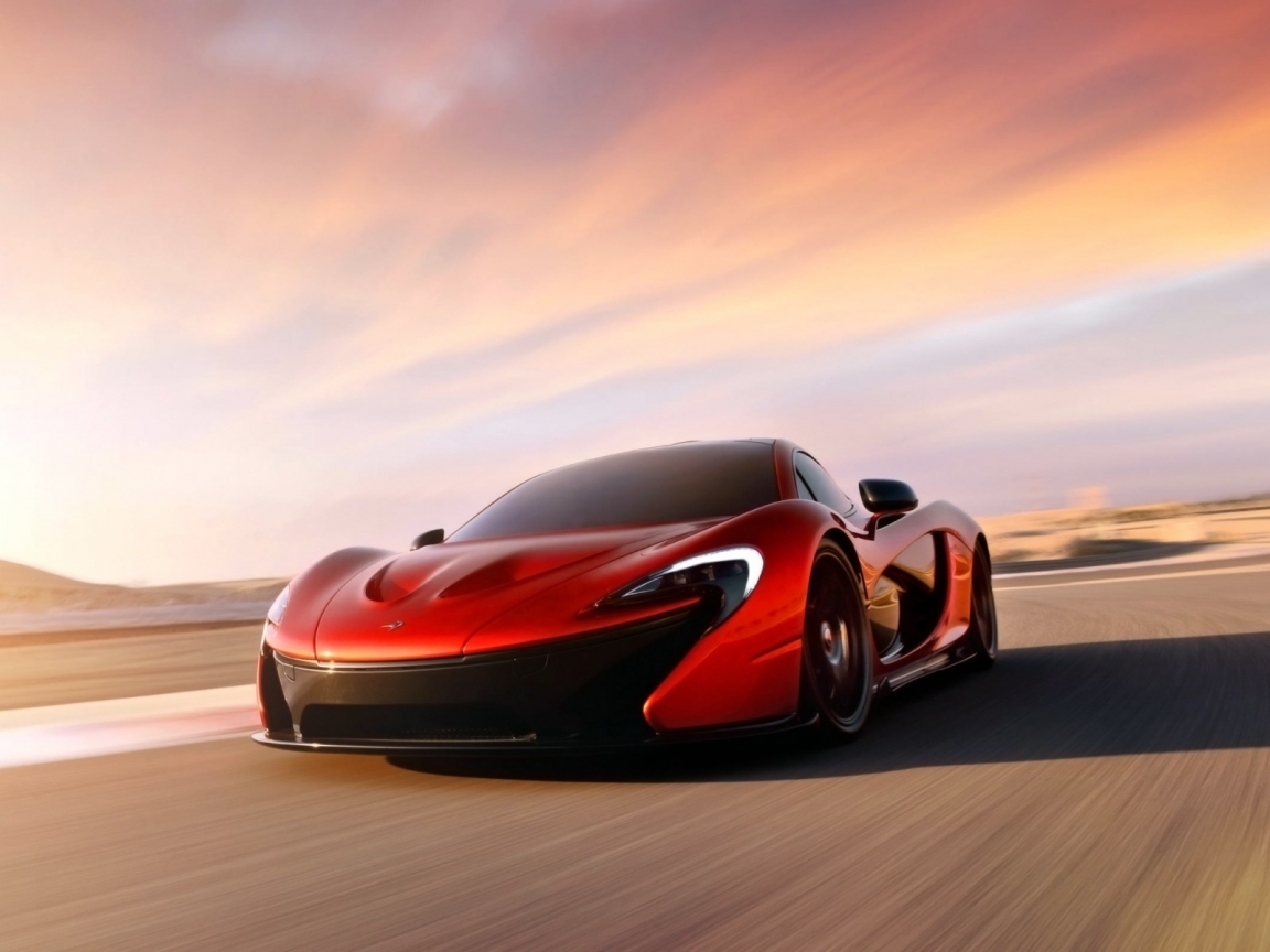 Red McLaren P1 for 1152 x 864 resolution