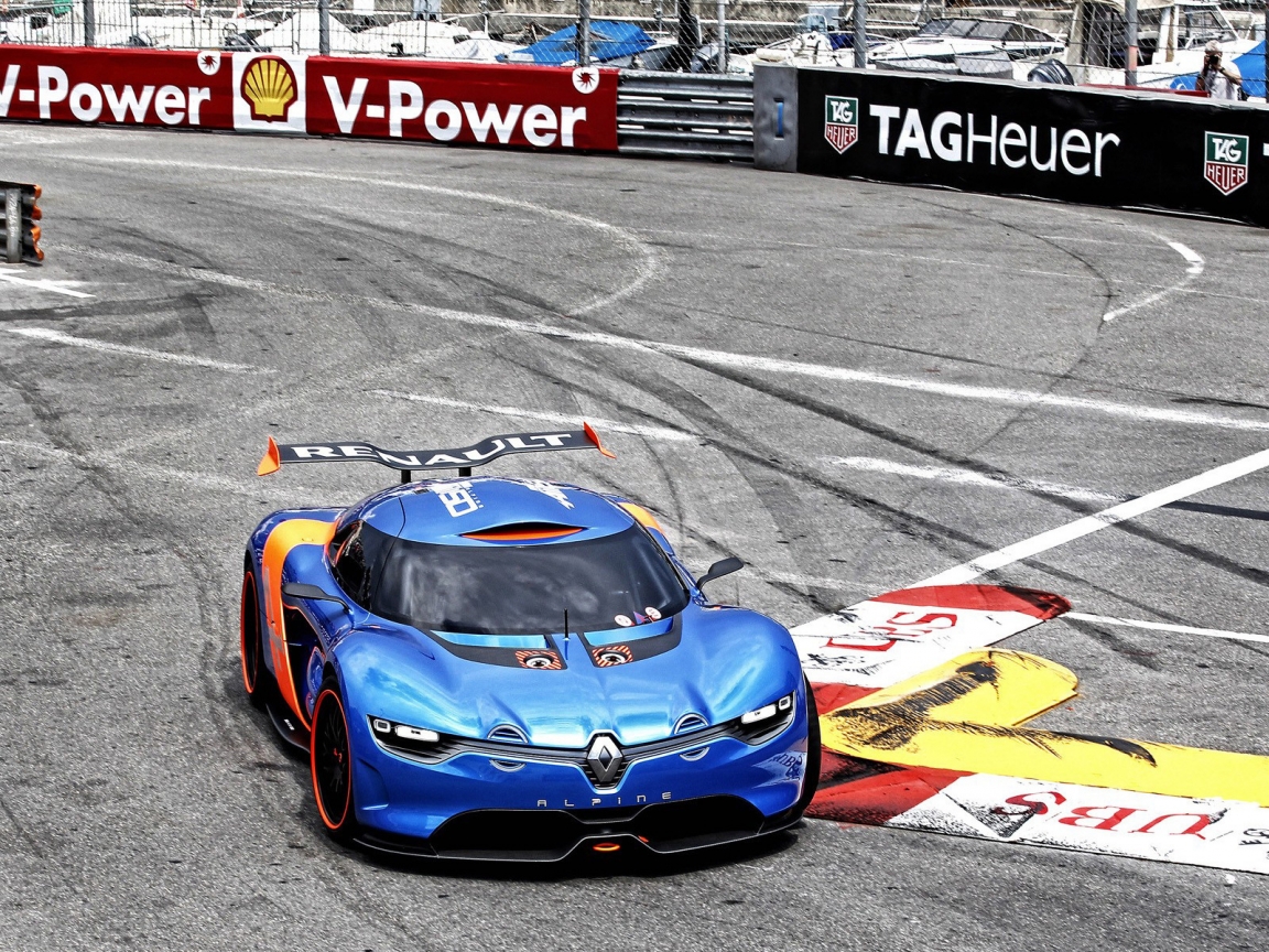 Renault Alpine on Track for 1152 x 864 resolution